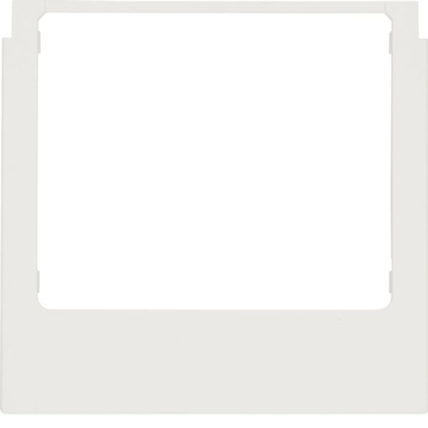 Design frame for KNX Touch Control 3.5", sharp edges, white, matt image 1