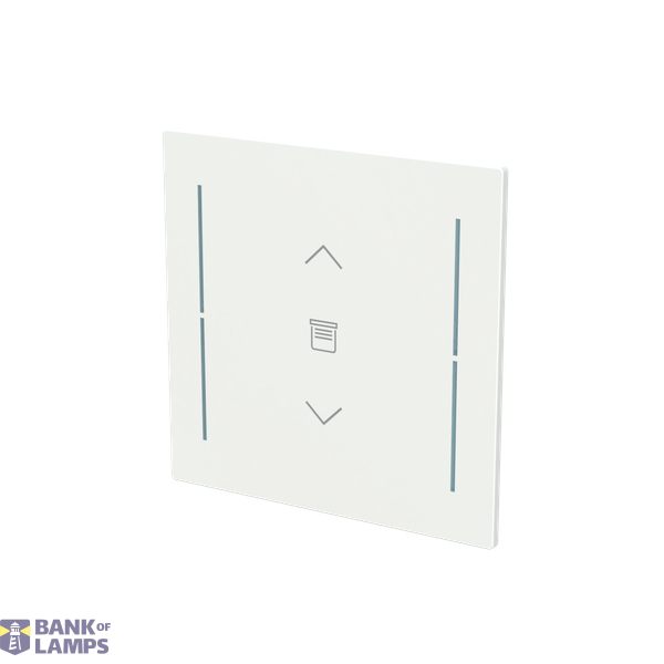 LFJW/A.1.70.1-44M Cover plate with legend with Symbol "venetian blind" studio white matt - Trevion® image 2
