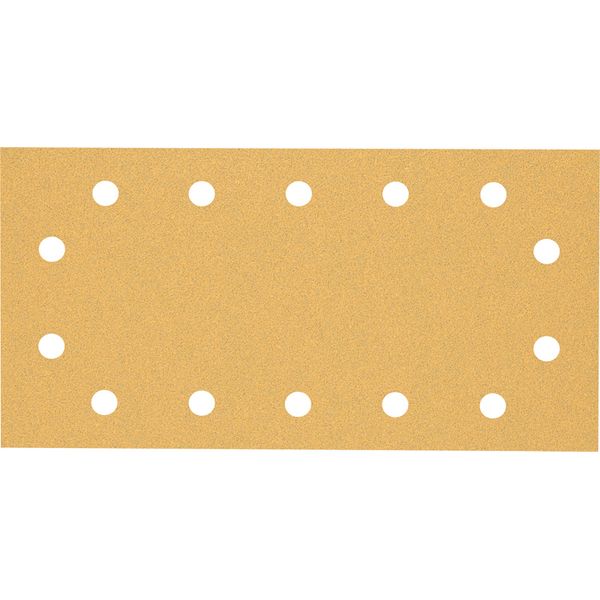 EXPERT C47 Sandpaper with 14 holes for Orbital Sanders 115 x 23 mm, G 8 5-pc image 1