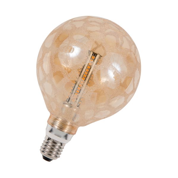 Glass Bulb G125 Kroko Ice Gold for LED Stick image 1