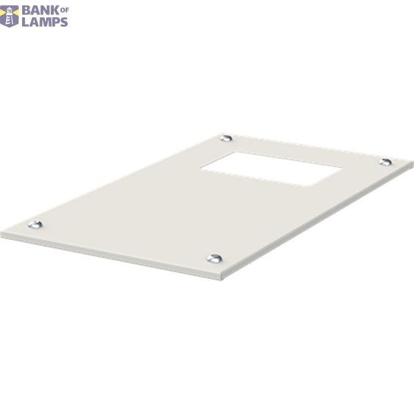 Top plate for TZ flange., WxD 360x625mm image 1