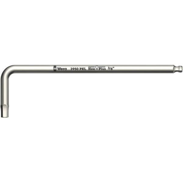 3950 PKL Stiftsleutel, inch, RVS, 3/32&quot; x 112 mm image 1