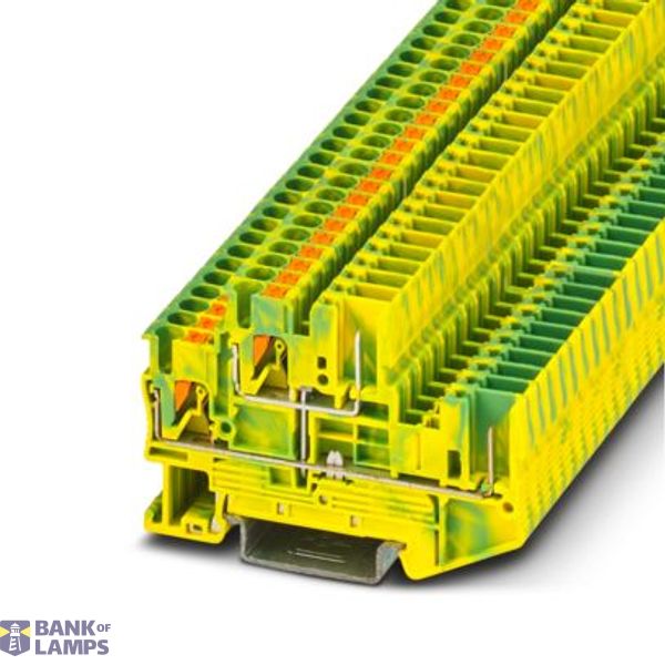 PTTB 2,5/2P-PE-L-CLX - Protective conductor double-level terminal block image 1