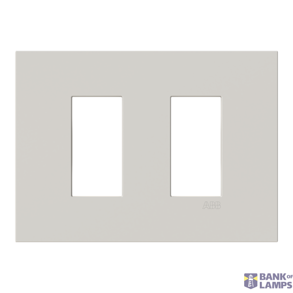 Frame - 1-gang / 1+1-module - ABB logo - S - Dune image 1