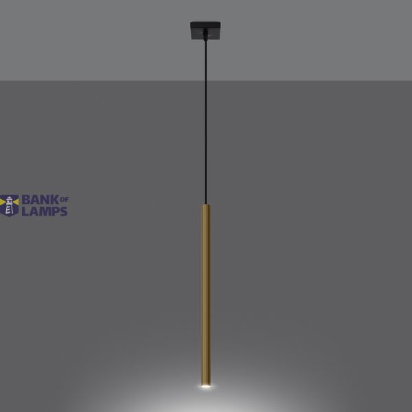 HANGING LAMP PASTELO 1 GOLDEN GLOSS G9 1X8W IP20 image 6