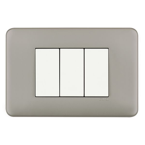 FRAME 3 MOD F/ ADAPTER 3 MOD CHROME image 1