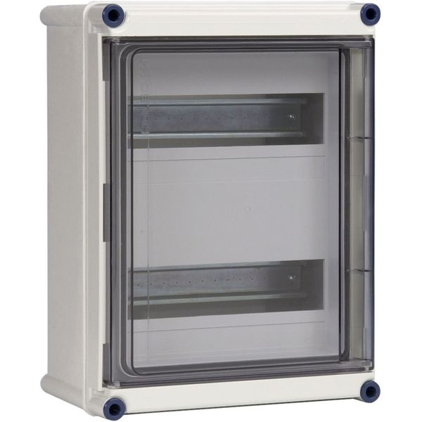 Encl. hinged cover+top head rail 2 slots image 4