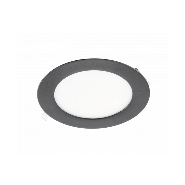 LED luminaire ORIS PLUS, 7 W, 560 lm, IP20, AC220-240V, 50/60 Hz, 120°, 3000K, recessed, black image 1