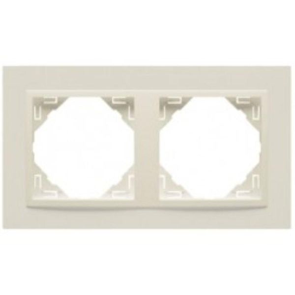 DOUBLE FRAME IVORY/IVORY image 1