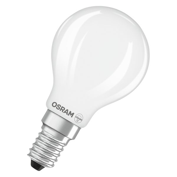 LED Classic P 40 DIM Energy efficiency class B 2.5W 827 Frosted E14 image 1