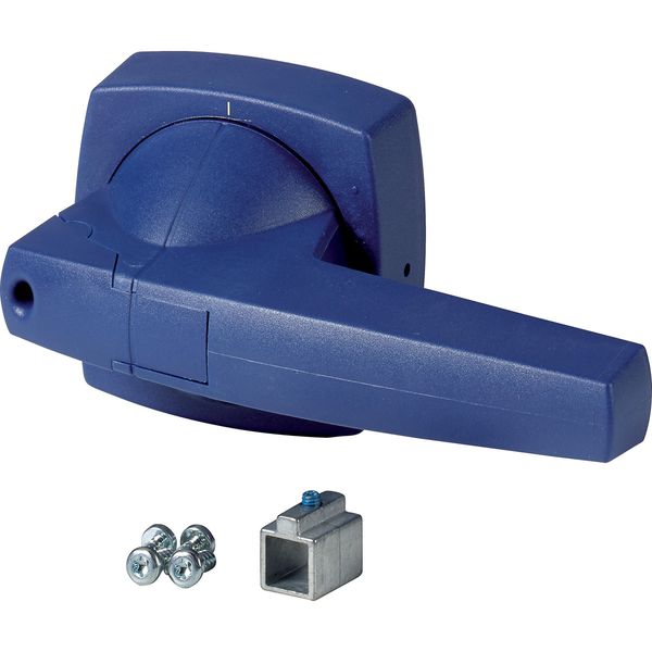 K2SCB Rotary handle, 6mm, for mounting shroud, blue image 3