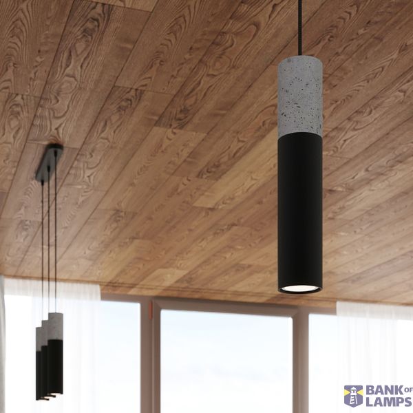 HANGING LAMP BORGIO 3L BLACK GU10 3X40W IP20 image 4