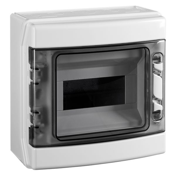 Distribution Board 1-row, 8MW, IP65, transparent door image 1