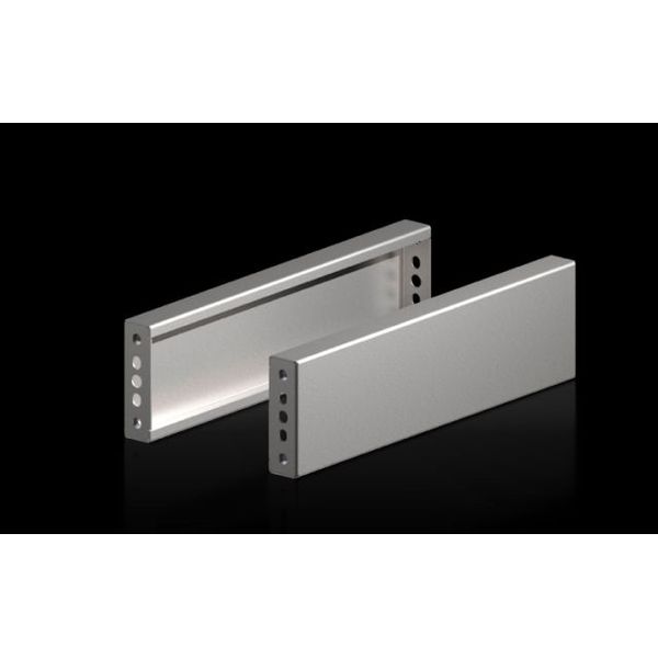 Base/plinth trim panels, sides, for VX base/plinth system, stainless steel New version image 1