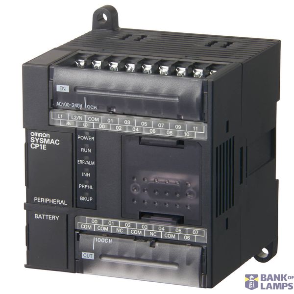 PLC, 24 VDC supply, 12 x 24 VDC inputs, 8 x PNP outputs 0.3 A, 8K step CP1W0106F image 1