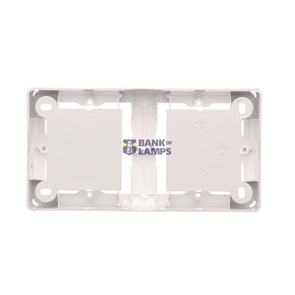 Two gang switch, (module), 10AX, quick connection, red image 1