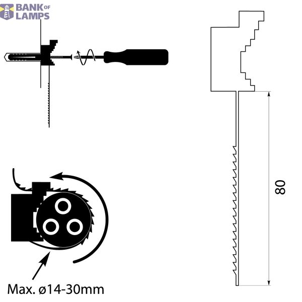 Strap holder - UP-30 100pcs image 2