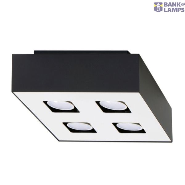 SPOT MONO 4 BLACK GU10 4X40W IP20 image 3