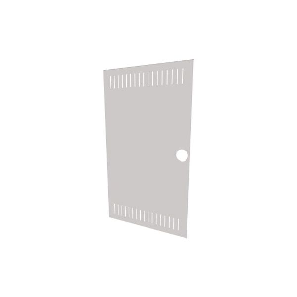 TM3-KLV Replacement door, with vents,, white, 3-row, for flush-mounting (hollow-wall) compact distribution boards image 1