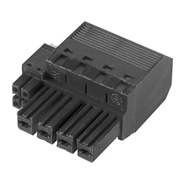 PCB plug-in connector, female plug, 7.62 mm, Number of poles: 3, 180°, PUSH IN with actuator, PUSH IN without actuator, Clamping range, max. : 10 mm², Box image 3