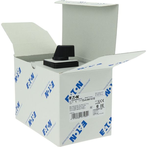T3-4-8410/I2 Star-delta switches, T3, 32 A, surface mounting, 4 contact unit(s), Contacts: 8, 60 °, maintained, With 0 (Off) position, 0-Y-D, Design number 8410 image 40