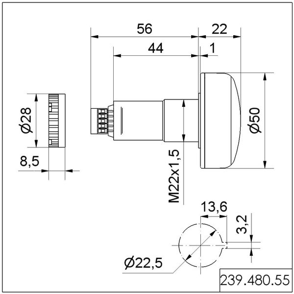 LED Beacon EM 24VDC MC image 3
