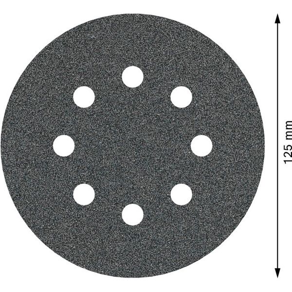 F355 sanding sheet, pack of 5 125 mm, 80 image 1