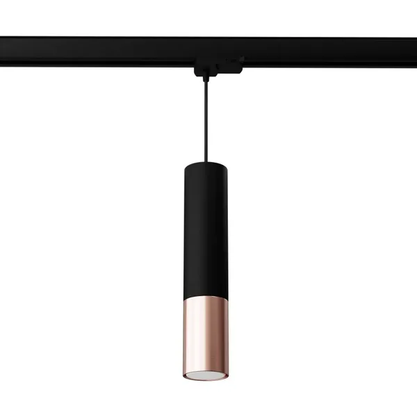 HANGING LAMP FOR 3-PHASE TRACK LOOPEZ BLACK/COPPER GU10 MYL.00010 image 1