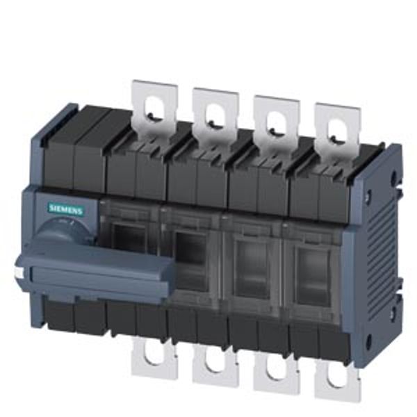 Switch disconnector 160 A, Size 2, 4-pole Lateral operating mechanism left Basic unit without handle image 2
