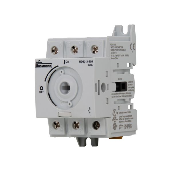 RD63-3-508 Switch 63A Non-F 3P UL508 image 8
