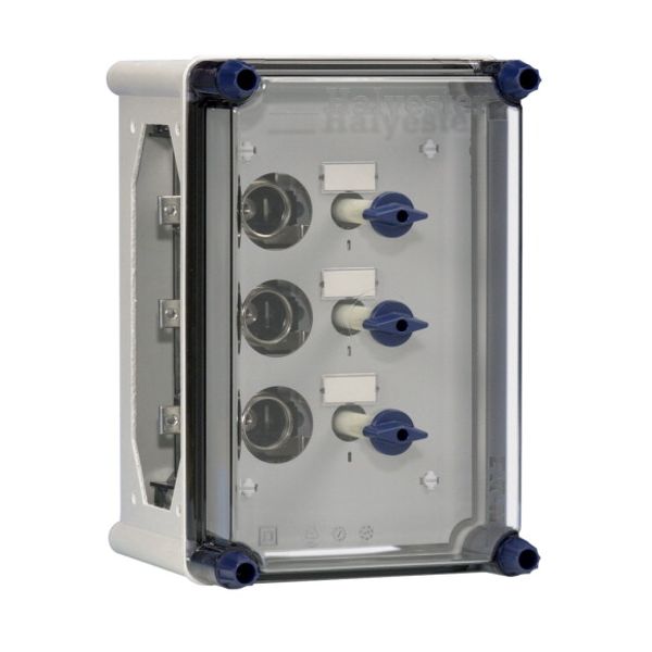 Distr. encl. 3xDII with RSD 25 incl. bus bars image 1