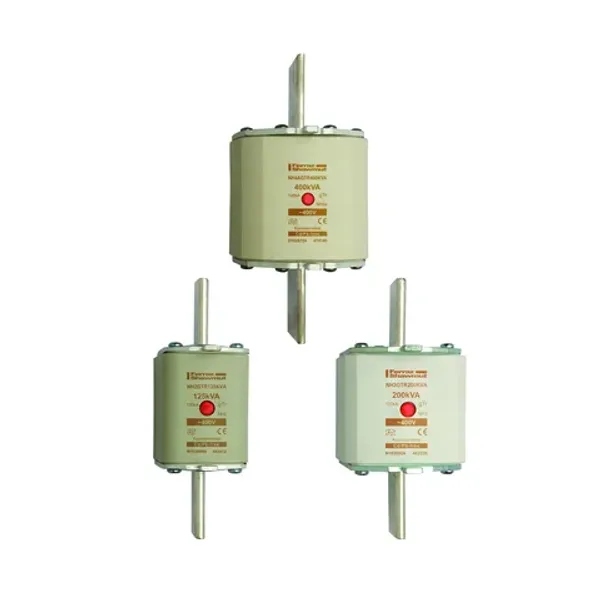 Fuse-link NH3 gTr 400VAC 231A 160KVA live tags c. Center indicator image 1
