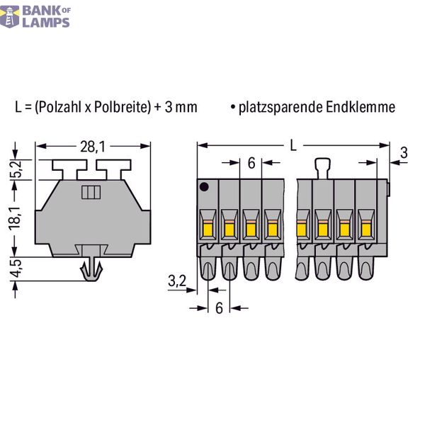 2-conductor terminal strip image 2