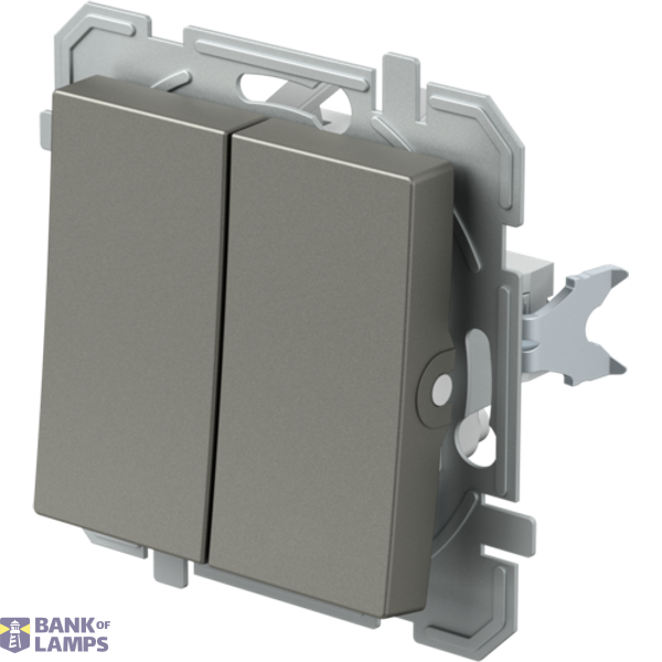 SWITCH 2GANG-1WAY 10AX 250V~ TI XO 4415012 image 4