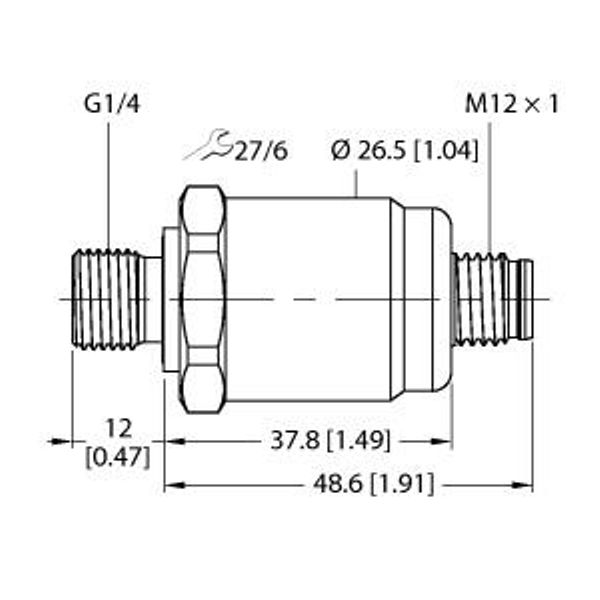 Pressure Transmitter With Current Output (2-Wire)   PT0.3R-1504-I2-H1143/D840 image 2