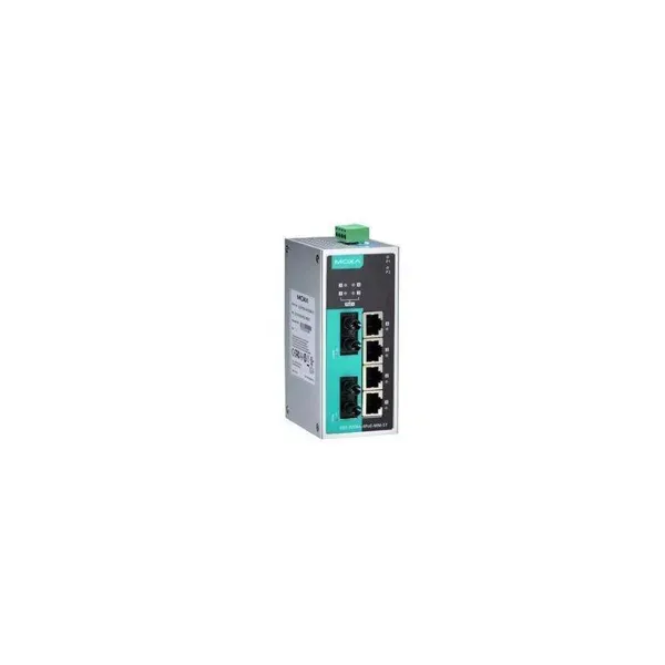 MOXA – EDS-P206A-4POE-MM-ST-T – Unmanaged Ethernet switch with 4 PoE ports image 1