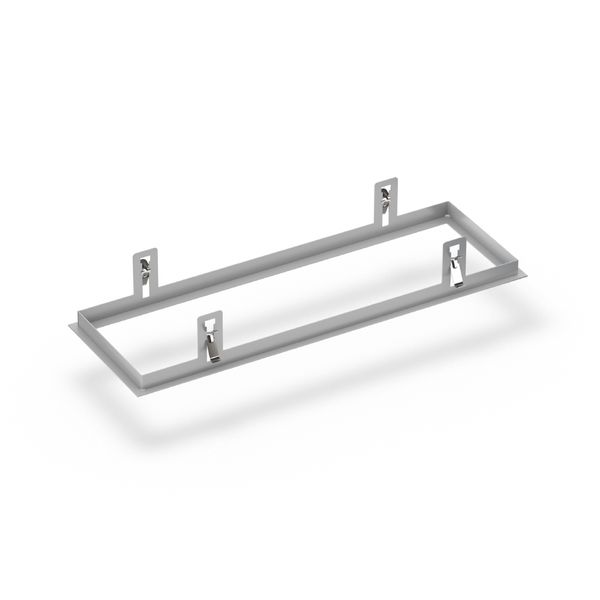 Recessed frame L 650 B 214 H 2 HEL 94 colour: silver image 1
