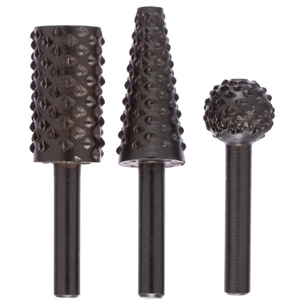 3-piece freehand router bit set 16 mm image 1