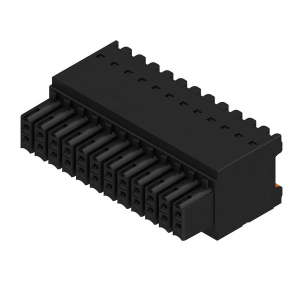 PCB plug-in connector, female plug, 3.50 mm, Number of poles: 24, 180°, PUSH IN with push button, Clamping range, max. : 1.5 mm², Box image 3