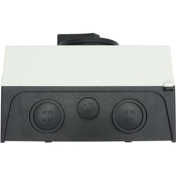 P3-63/I4/SVB-SW Main switch, P3, 63 A, surface mounting, 3 pole, STOP function, With black rotary handle and locking ring, Lockable in the 0 (Off) position image 13