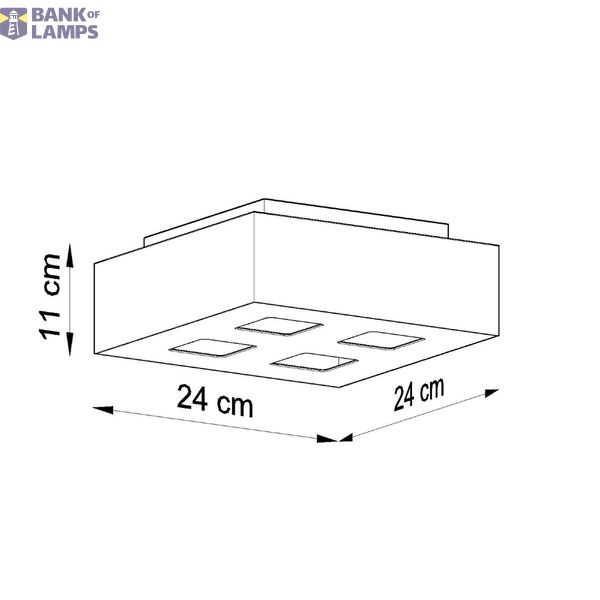 SPOT MONO 4 BLACK GU10 4X40W IP20 image 6
