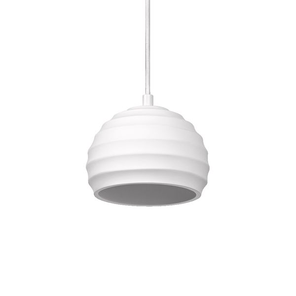 DECOR PLASTER CUP PENDANT E27 WT OSRAM image 1