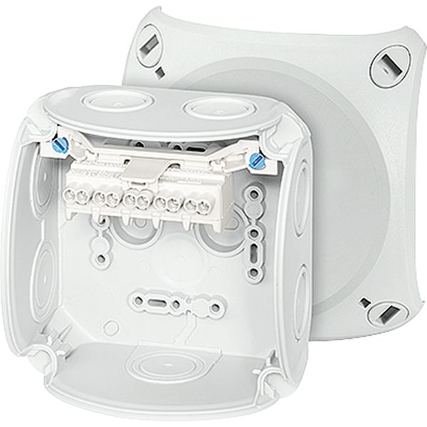 Cable box IP66, BM2, 0.75-2.5 mm², 5 poles, M20/25 membranes, Gray (DK 0402 G) image 4