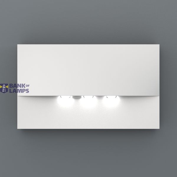 Emergency luminaire WAF white 3x1W ERT-LED 3h 230V AC image 5