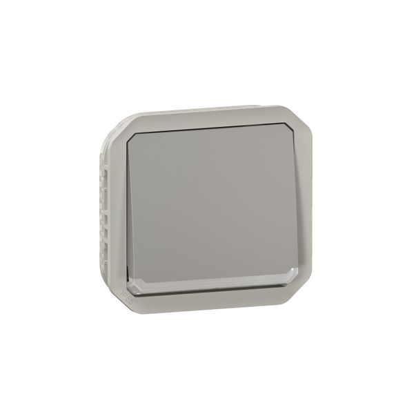 PLEXO PUSH BUTTON NO CONTACT INDICATOR - GREY - MECHANISM image 1
