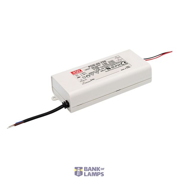 PCD-40-500B Led driver, Class2 40W, 45-80V, 500mA CC dimmable, MEAN WELL image 1
