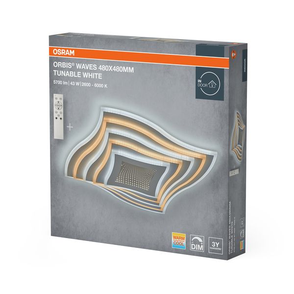 ORBIS WAVES 480X480 43W TW DIMRC WTOSRAM image 2