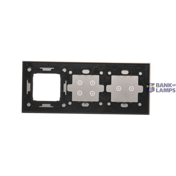 Single frame, metal, classic inox image 2