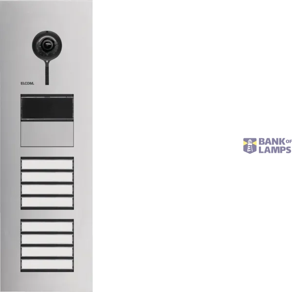 Door station video with LED status display 8/1 2-wire matt stainless steel ONE image 1
