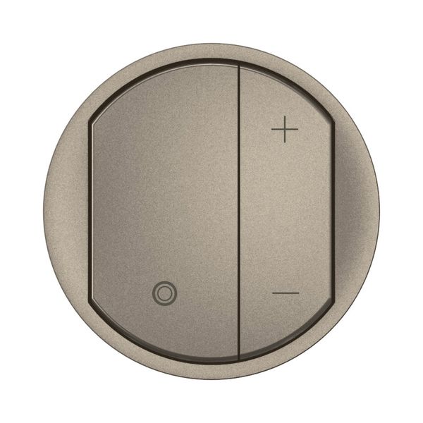 COVER FOR DIMMER 1-10V WITH NEUTRAL TITANIUM CELIANE image 4